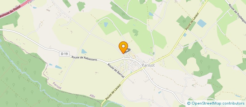 localisation de l'entreprise SCI DE BEZELLES  PARISOT