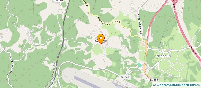localisation de l'entreprise SCI DE BEZUET à NESPOULS