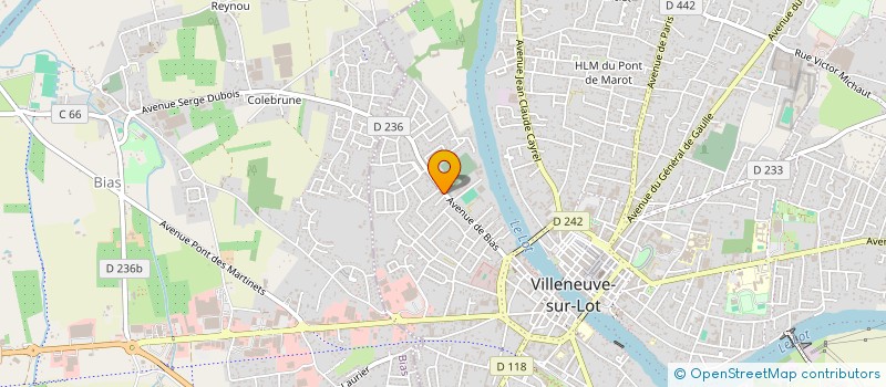 localisation de l'entreprise SCI DE BIAS à VILLENEUVE-SUR-LOT