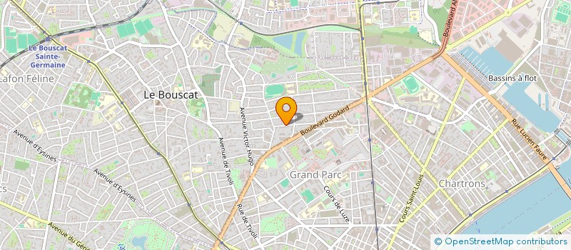 localisation de l'entreprise SCI DE BIASI  LE BOUSCAT