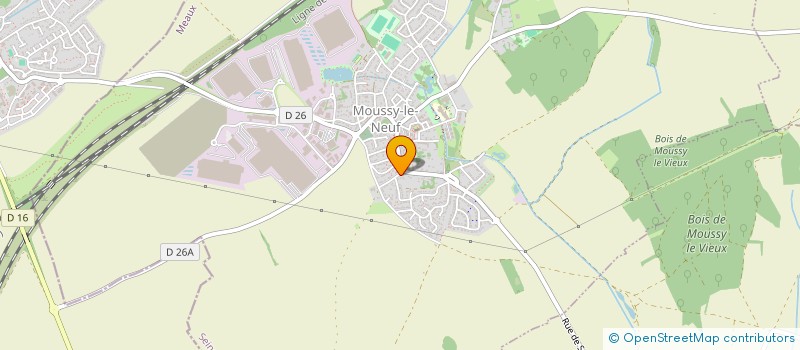 localisation de l'entreprise SCI DE BIELEJANE  MOUSSY-LE-NEUF