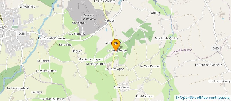 localisation de l'entreprise SCI DE BIEN Y VIENT  YFFINIAC