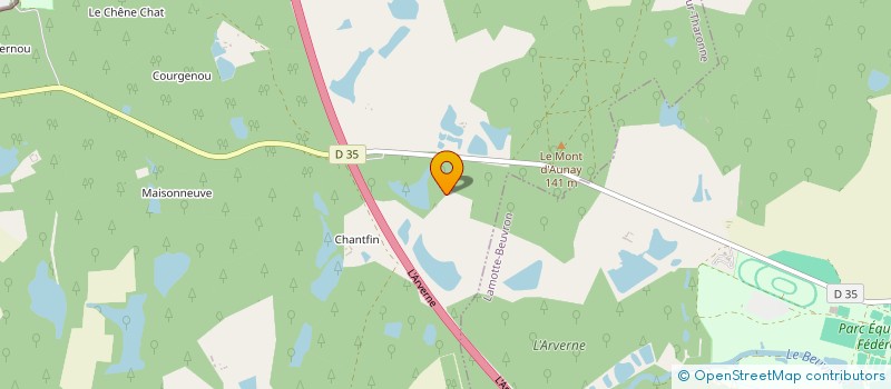 localisation de l'entreprise SCI DE BIGNONVILLE  CHAUMONT-SUR-THARONNE