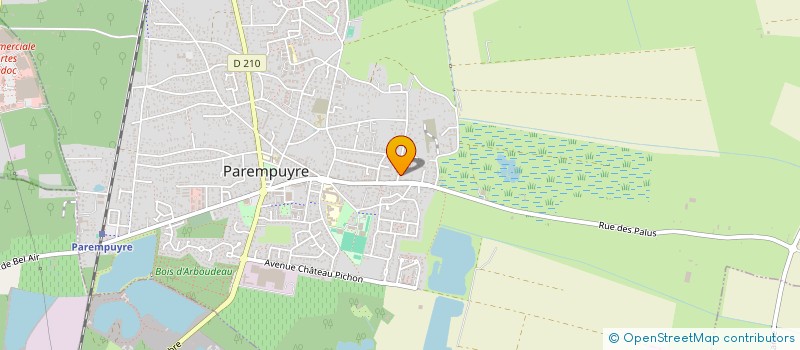 localisation de l'entreprise SCI DE BILBAO  PAREMPUYRE