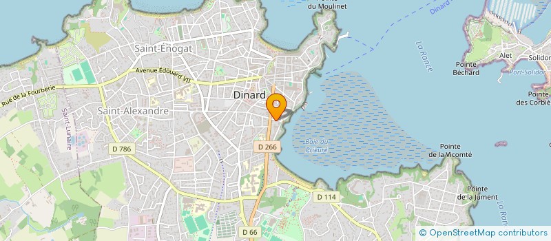 localisation de l'entreprise SCI DE BINTIN  DINARD