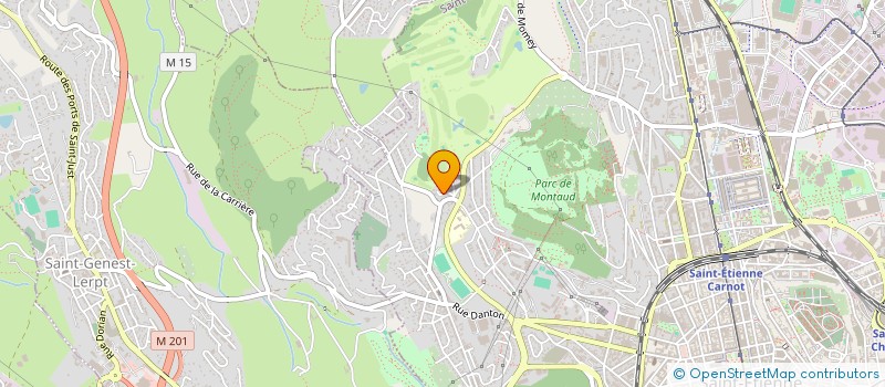 localisation de l'entreprise SCI DE BIORANGE  SAINT-ETIENNE