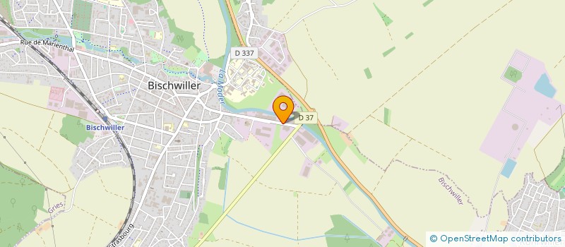 localisation de l'entreprise SCI DE BISCHWILLER SASCO  BISCHWILLER