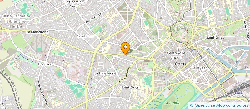 localisation de l'entreprise SCI DE BLACTOT à CAEN