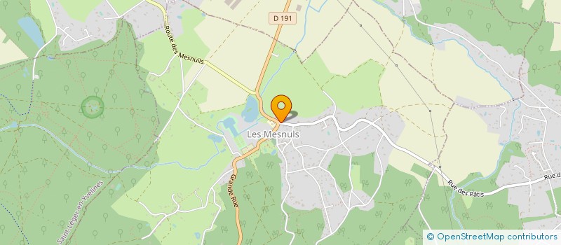 localisation de l'entreprise SCI DE BLAINVILLIERS  LES MESNULS