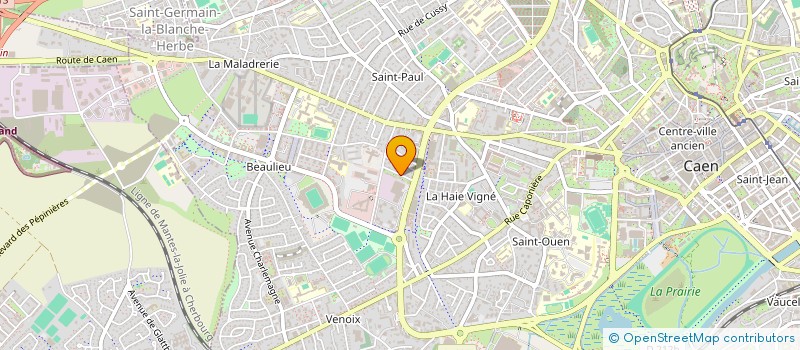 localisation de l'entreprise SCI DE BLANCHEMAISON à CAEN