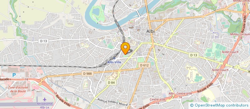 localisation de l'entreprise SCI DE BLANCHETERRE à ALBI