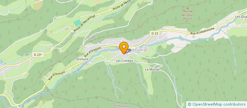 localisation de l'entreprise SCI DE BLANFAING  ROCHESSON