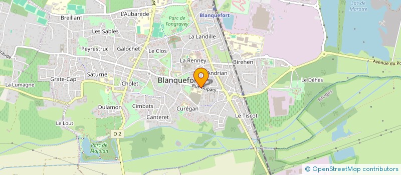 localisation de l'entreprise SCI DE BLANQUEFORT CENTRE à BLANQUEFORT