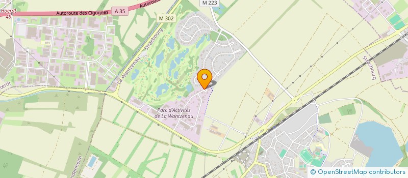 localisation de l'entreprise SCI DE BLASIS  LA WANTZENAU