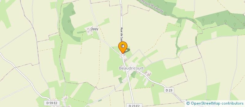 localisation de l'entreprise SCI DE BLAYRIES  BEAUDRICOURT