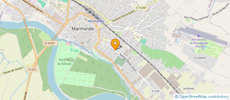 localisation de l'entreprise SCI DE BLEY SUD  MARMANDE