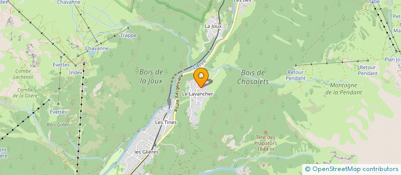 localisation de l'entreprise SCI DE BLOSSAC à CHAMONIX-MONT-BLANC