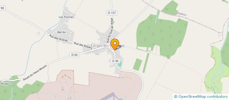 localisation de l'entreprise SCI DE BOIS BOUZON  FARGES-EN-SEPTAINE