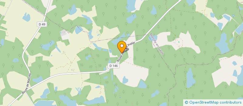 localisation de l'entreprise SCI DE BOIS RENAUD  MARCILLY-EN-GAULT