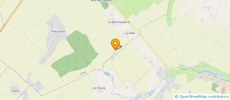 localisation de l'entreprise SCI DE BOIS - SEC  LEZAY