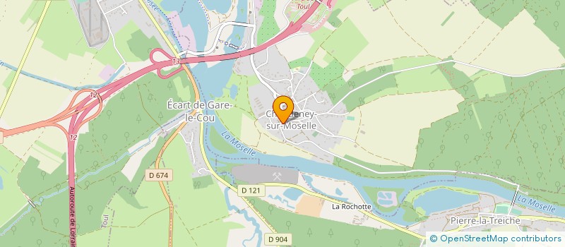 localisation de l'entreprise SCI  DE BOIS SOUS ROCHE  CHAUDENEY-SUR-MOSELLE