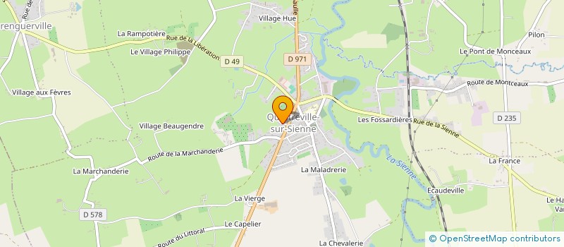localisation de l'entreprise SCI DE BOISADAM  QUETTREVILLE-SUR-SIENNE