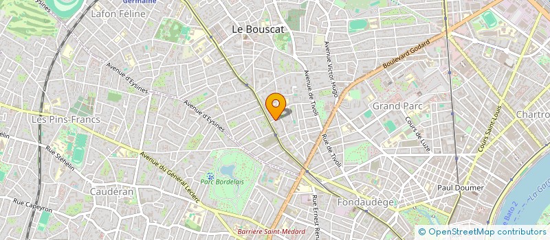 localisation de l'entreprise SCI DE BOISDEUIL  LE BOUSCAT