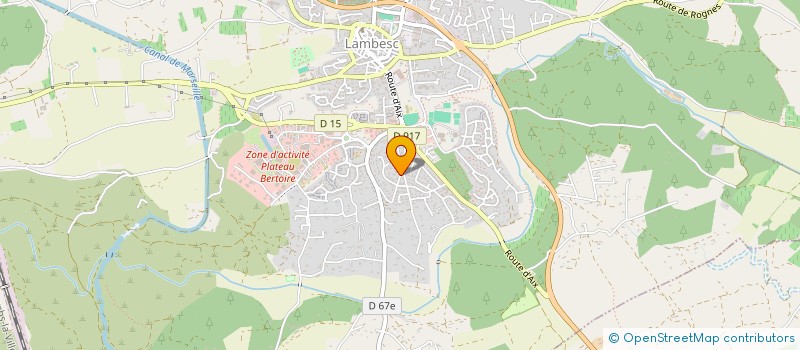 localisation de l'entreprise SCI DE BOISMEAU  LAMBESC