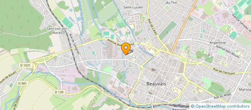 localisation de l'entreprise SCI DE BOISSONVAL  BEAUVAIS