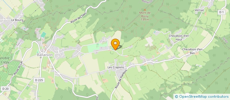 localisation de l'entreprise SCI DE BOISY  BALLAISON