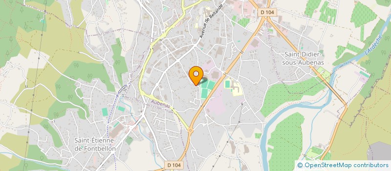 localisation de l'entreprise SCI DE BOITSELIER à AUBENAS