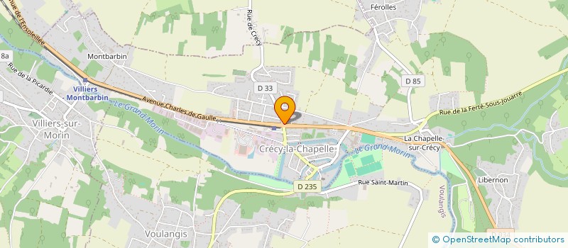 localisation de l'entreprise SCI DE BON AIR  CRECY-LA-CHAPELLE