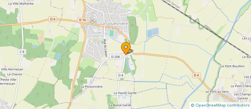 localisation de l'entreprise SCI DE BONABAN  LA GOUESNIERE