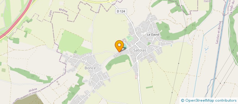 localisation de l'entreprise SCI DE BONCE CHATELARD  SATOLAS-ET-BONCE