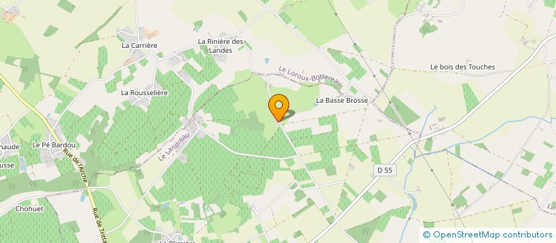 localisation de l'entreprise SCI DE BONE  LE LANDREAU