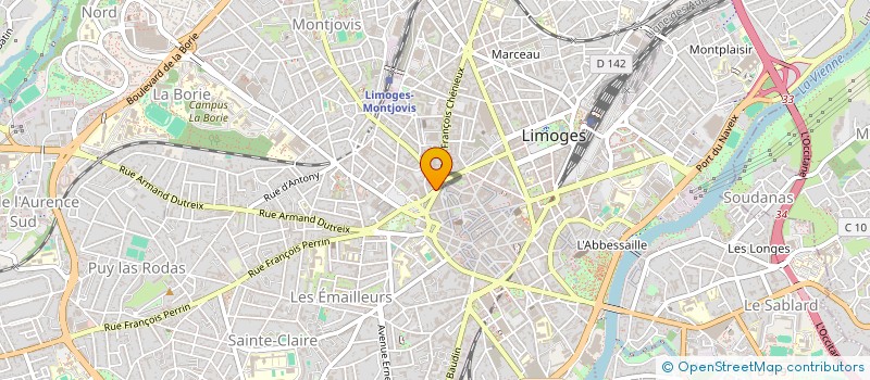 localisation de l'entreprise SCI DE BONE à LIMOGES