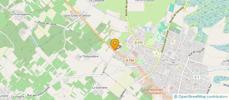 localisation de l'entreprise SCI DE BONEMIE  SAINT-PIERRE-D'OLERON