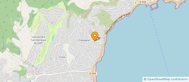 localisation de l'entreprise SCI DE BONIS à SAINTE-MAXIME