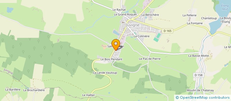 localisation de l'entreprise SCI DE BONNABRY  JUVIGNE