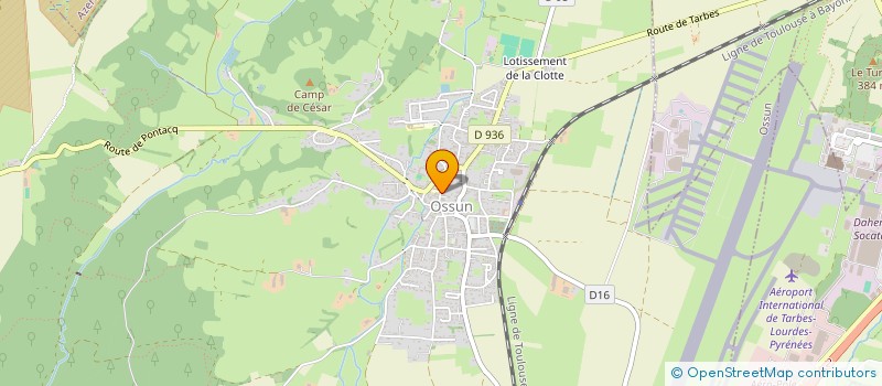 localisation de l'entreprise SCI DE BONNE  OSSUN