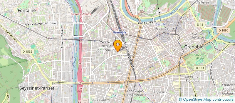 localisation de l'entreprise SCI DE BONNE  GRENOBLE