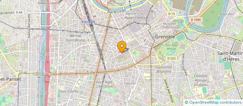 localisation de l'entreprise SCI DE BONNE  GRENOBLE