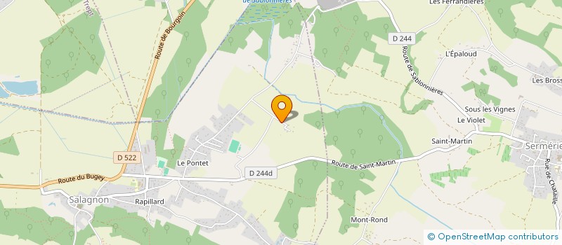 localisation de l'entreprise SCI DE BONNE GAGNE  SAINT-CHEF