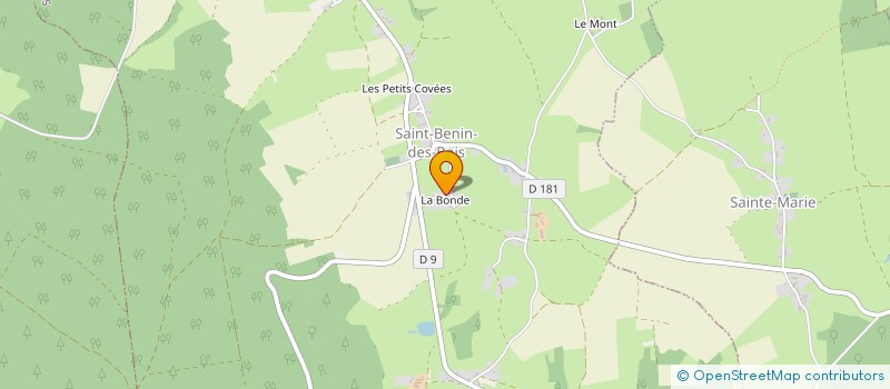 localisation de l'entreprise SCI DE BONNEFONDS à ST MAURICE