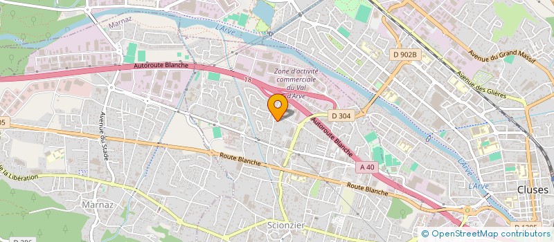 localisation de l'entreprise SCI DE BONNIOL  LE REPOSOIR