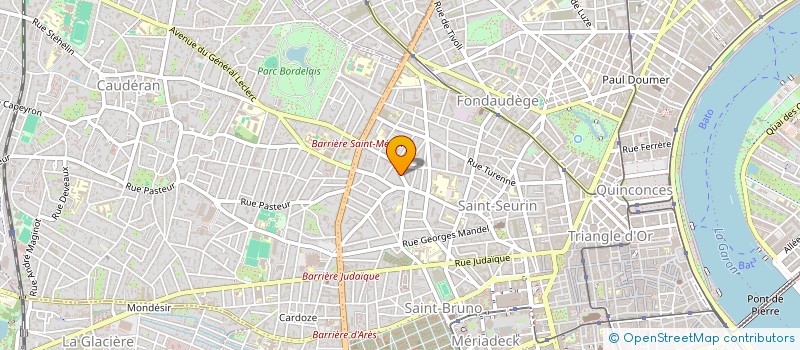 localisation de l'entreprise SCI DE BONREPEAUX  BORDEAUX