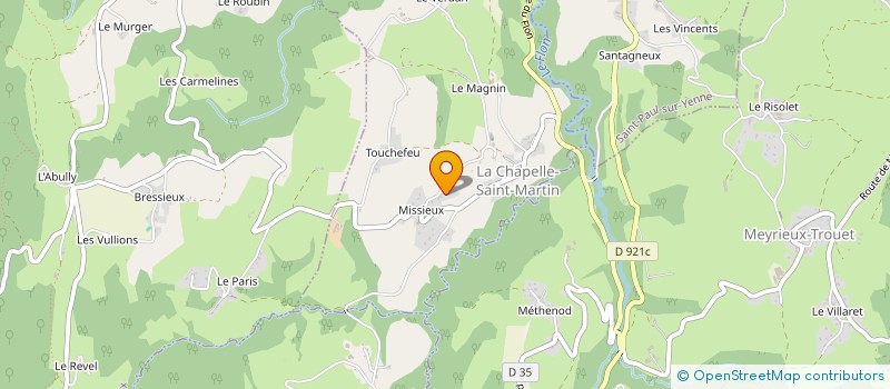 localisation de l'entreprise SCI DE BORBOLLION  LA CHAPELLE-SAINT-MARTIN