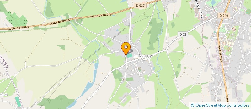 localisation de l'entreprise SCI DE BORD à LE MAGNY