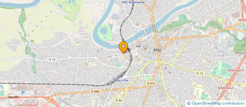 localisation de l'entreprise SCI DE BORDEBASSE à ALBI