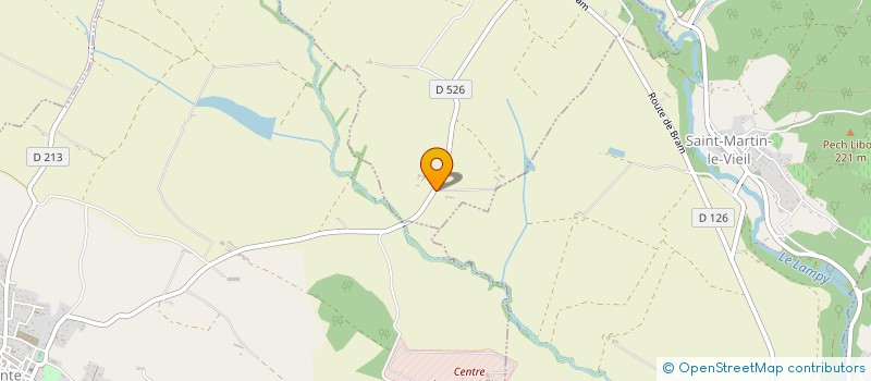 localisation de l'entreprise SCI DE BORDENEUVE  SAINT-MARTIN-LE-VIEIL